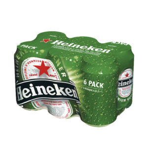 Cerveza Heinecken LATA 350 CC x 6