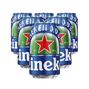 Cerveza Heineken lata  Sin Alcohol 350 cc x 6